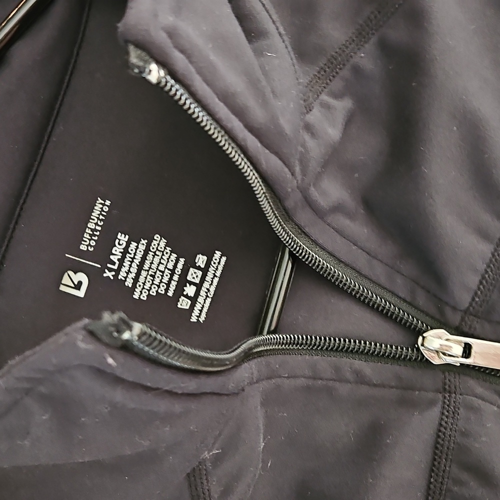 BuffBunny Black Zip-Up Jacket - Picture 2 of 5